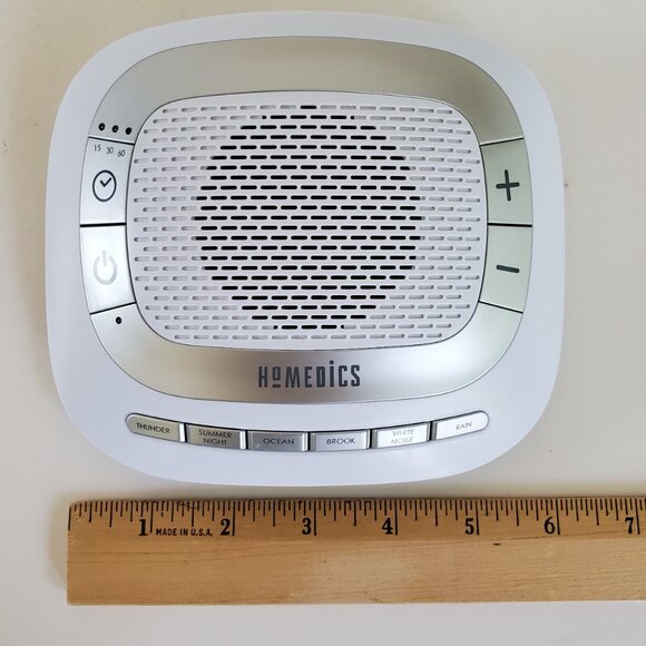 Homedics Sound Machine 6 Nature Sounds Portable Travel Sleep Aid Timer - Picture 8 of 10
